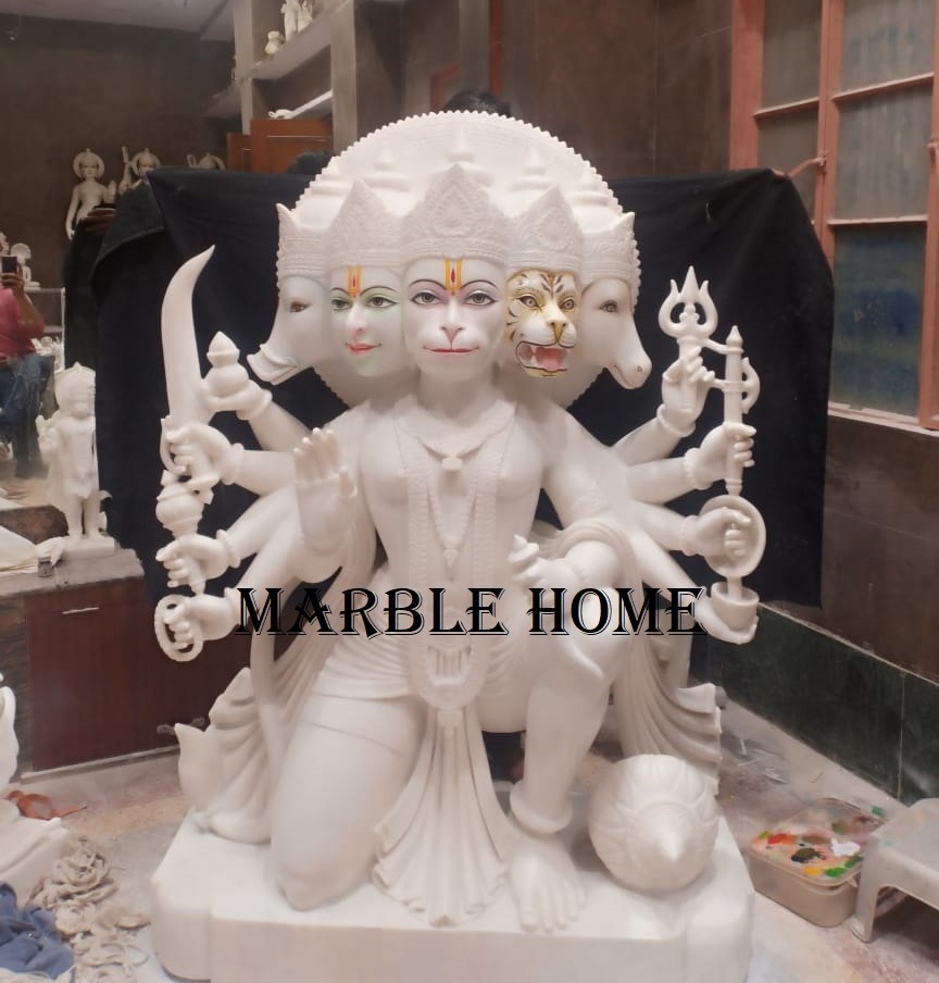 Beautiful Marble hanuman ji Statue